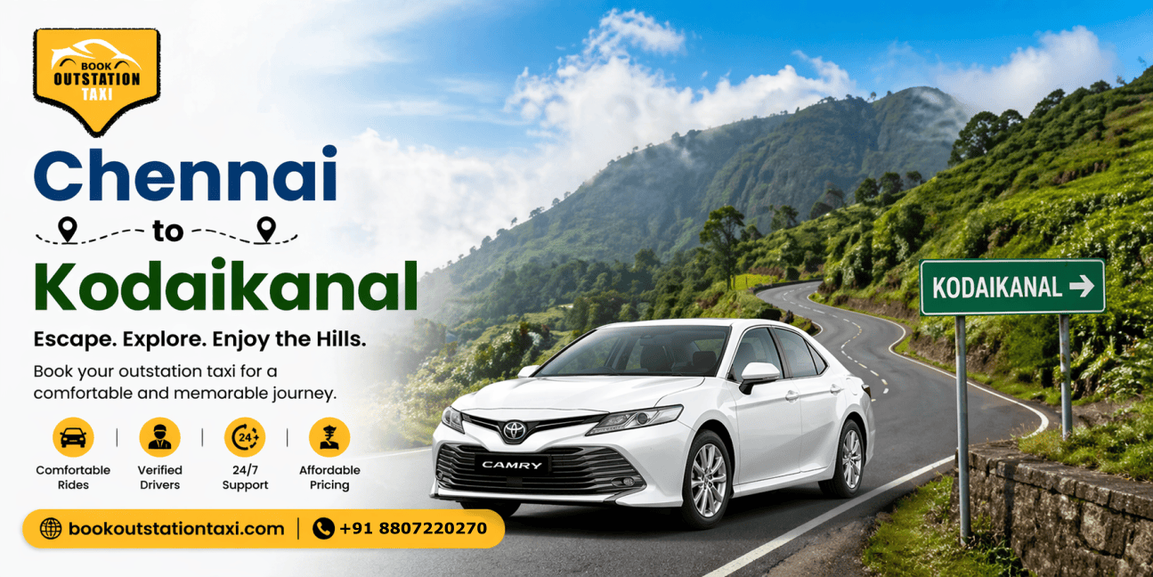 Chennai to Kodaikanal (Couples Paradise)