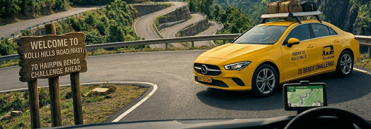 Trichy to Kolli Hills (70 Bends Challenge)